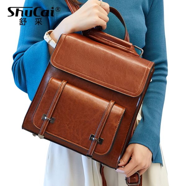 

woman backpack leather shoulder bag large capacity daily casual backpacks fashion school bag for teenage girls travel backpack