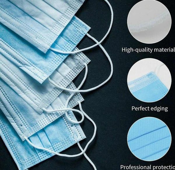 

in stock fast delivery disposable 3 layers dustproof mask pm2.5 folding nonwoven mask ffp2 ffp3 mascherines face mask dhl sf ing