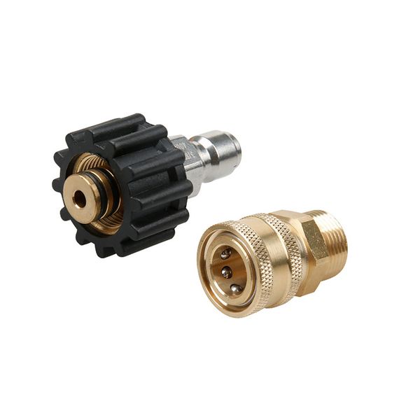 

m22 quick connect kit metric swivel to fitting pressure washer easy install female to male couplings universal 14mm adapter