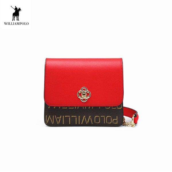 

williampolo women bag women handbag 2020 new genuine leather casual wild small square bag fashion shoulder crossbody
