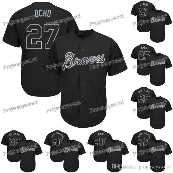 

Atlanta Austin Riley 2019 Players Weekend Braves Jersey Josh Tomlin Mark Melancon Mike Soroka Jerry Blevins Chris Martin Luke Jackson Jersey