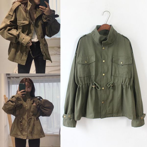 

new hooded single breasted oversize women trench plus size coat girls vintage coats autumn jacket windbreaker outerwear, Tan;black
