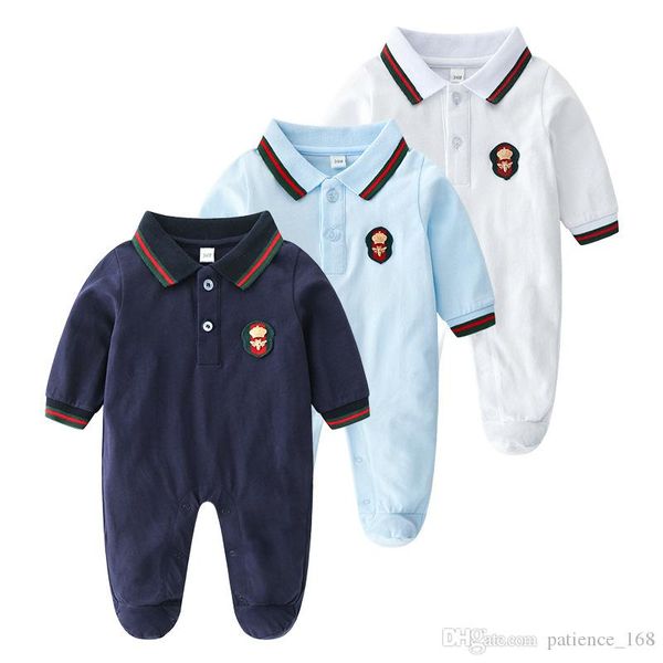 

хлопок ползунки 2020 ins европы и америки нового прибытия ребенка осень с длинным рукавом высокого качества хлопка чистого цвета кружева пол, Blue