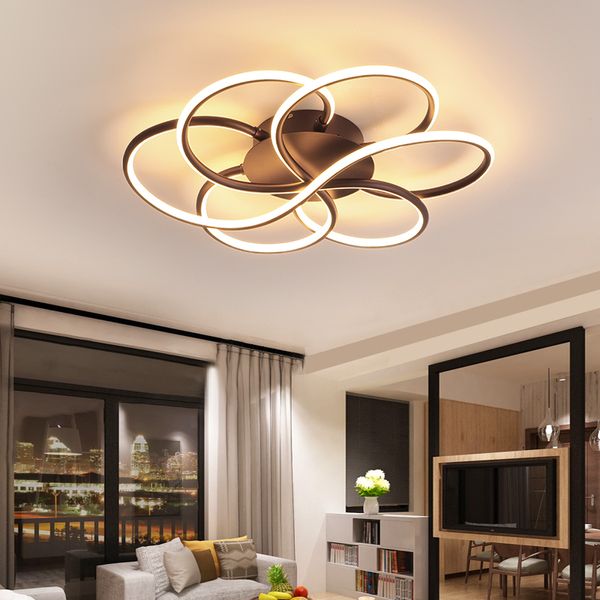 

new arrival surface mounted modern led ceiling lights for living study room bedroom dimmable 110 220v ceiling lamp fixtures