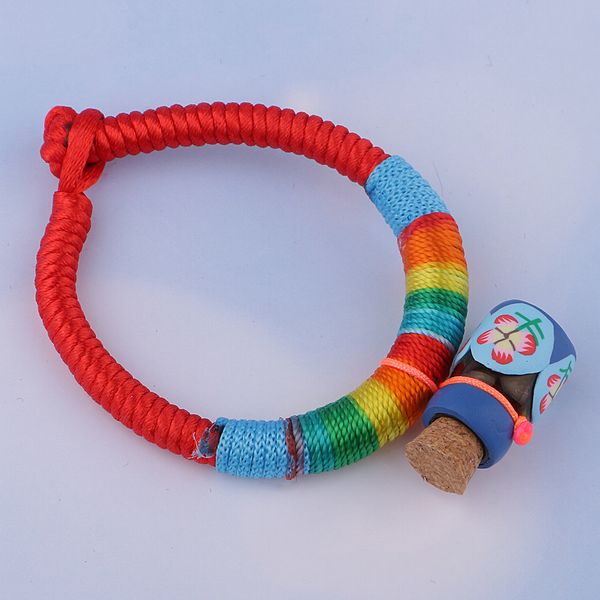 

colorful charm bracelet boys&girls rope birthday gifts
