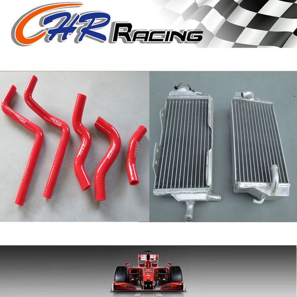 

left&right side aluminum alloy radiator & hose for cr125 / cr 125 r / cr125r 2-stroke 2000 2001