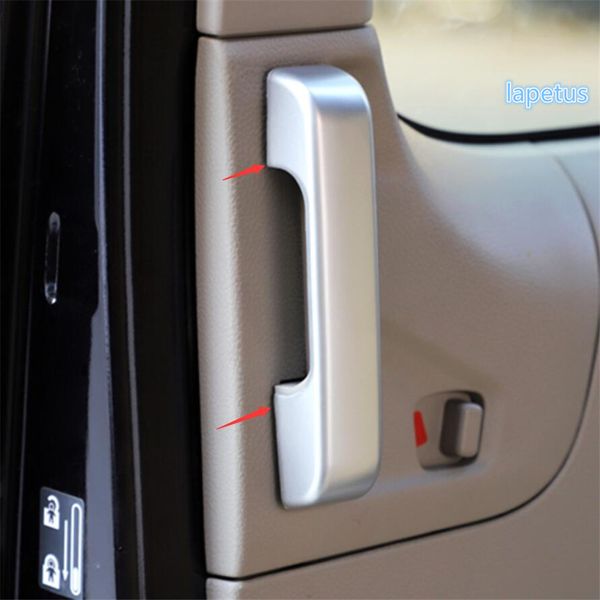 

lapetus inner rear door handle doorknob pull frame cover trim fit for nv200 / evalia 2015 - 2019 matte / carbon fiber abs