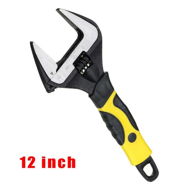 

workshop wrench tool parts wide jaw adjustable spanner 0-60mm soft grip