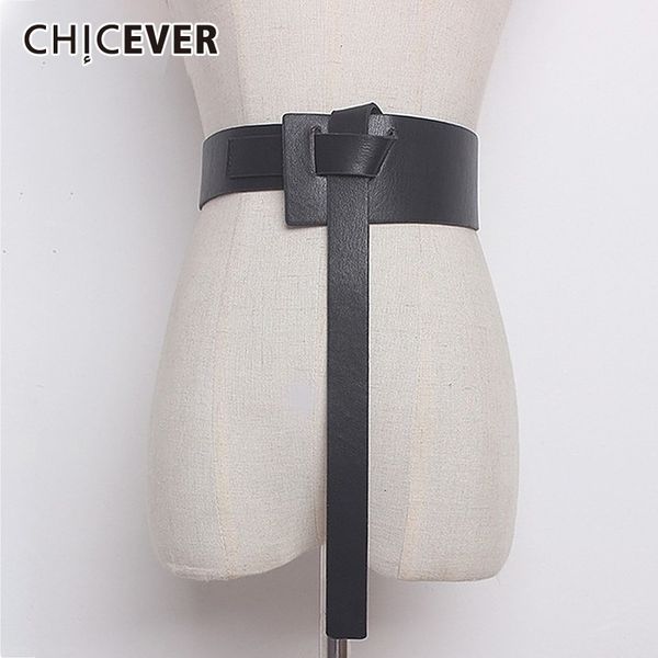 

chiever summer solid color pu leather bandage loose long irregular belt women fashion accessories 2019 new tide y191207, Slivery;black