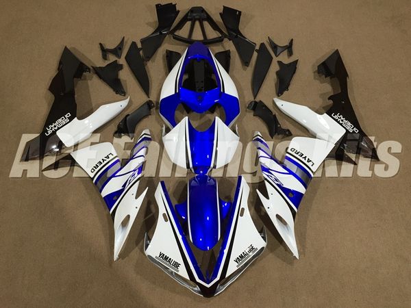

3 gift new ab motorcycle fairing fit for yamaha yzf r1 2004 2005 2006 r1 04 05 06 yzf1000 fairing kit cu tom blue white