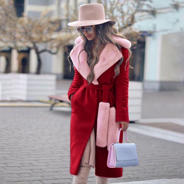 

women's down jacket solid cashmere parka casual long sleeve jackets women pockets coat 2019 jacket abrigos mujer invierno l904, Black