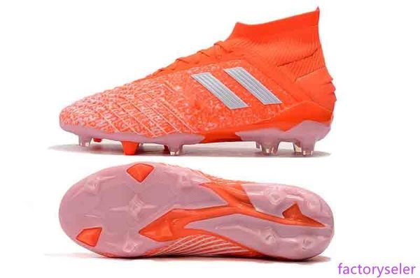 

2019 new arrival mens soccer shoes predator 19.1 fg high ankle soccer cleats predator 19 accelerator tango football boots tacos de futbool