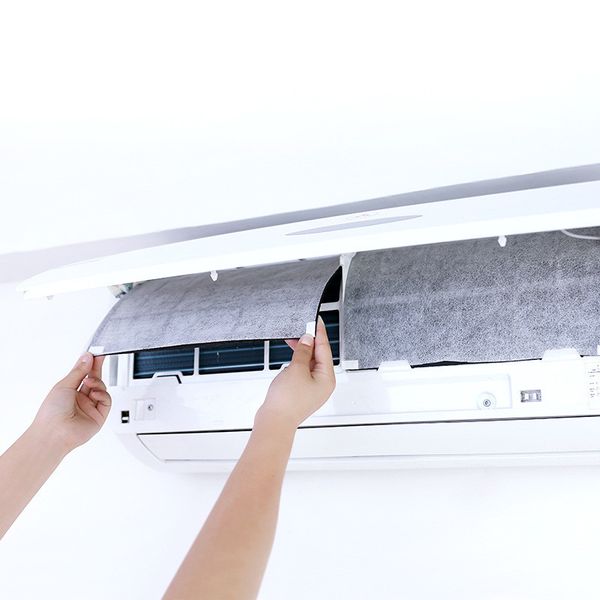 

10pcs air conditioning filters wind outlet dustproof protection cover diy self-adhesion air purifying deodorant filter paper