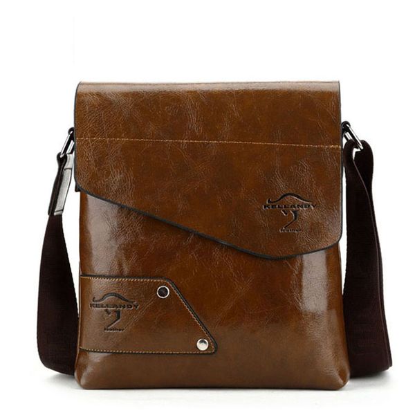 

men bag 2016 famous designer kangaroo men messenger bag dollar price luxury pu leather briefcase v6