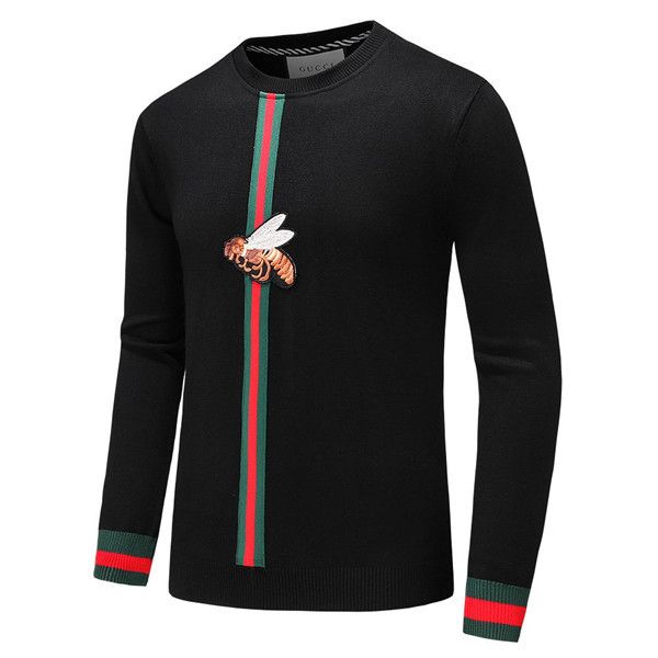 

selling mens brand embroidery medusa twisted needle sweater knitted cotton o-neck luxury designer pullover, White;black