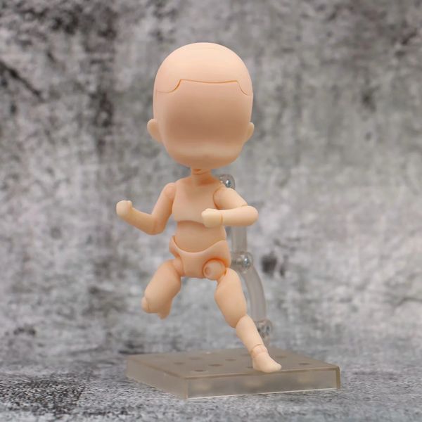 

gsc doll children's human movable model of plain clay