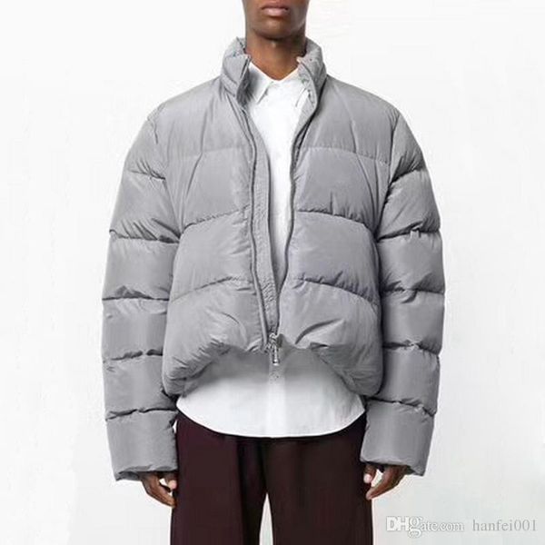 

18fw blcg oversize down jacket casual four color down jackets fashion outerwear hflsyrf046, Black