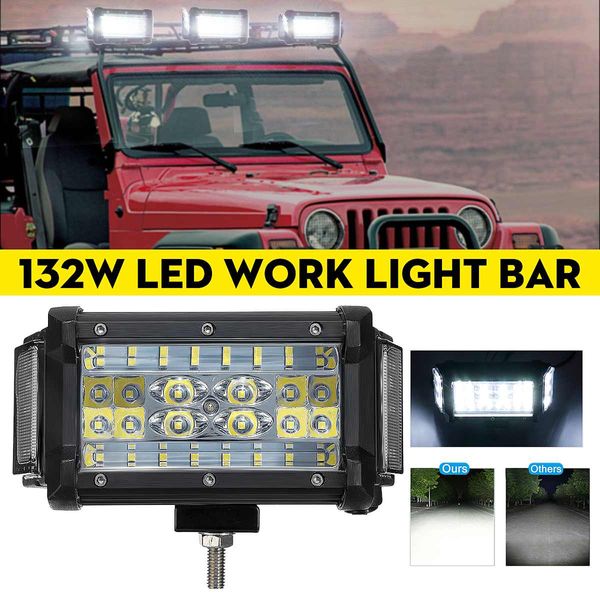 

12v 24v car led work light bar spot driving lamp ip67 6000k combo beam for driving offroad boat suv atv utv tractor truck