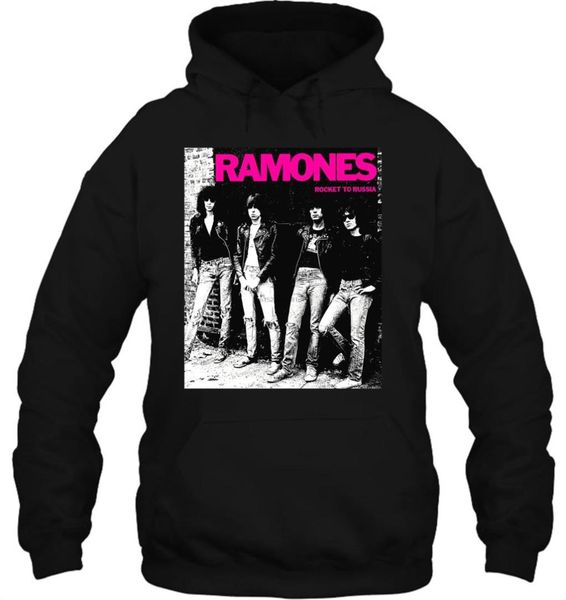 

men hoodie the ramones to russia black women streetwear