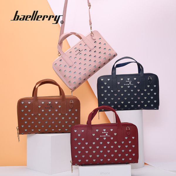 

crossbody bags for women handbags female high-capacity shoulder messenger bag ladies small double zipper hollow love tote