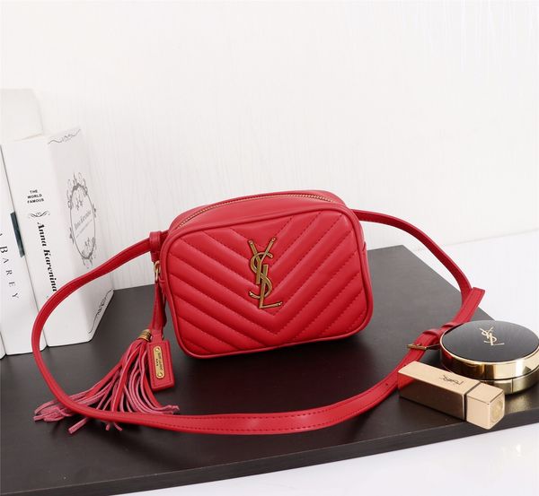 

women's handbags fashion ladies shoulder chain bag bucket wallet fashion leather men's large-capacity handbag 534817