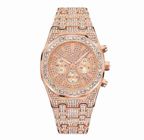 

Новые мужские часы Многофункциональные часы Time Royal Oak Offshore Full Diamond Дизайнерские ча