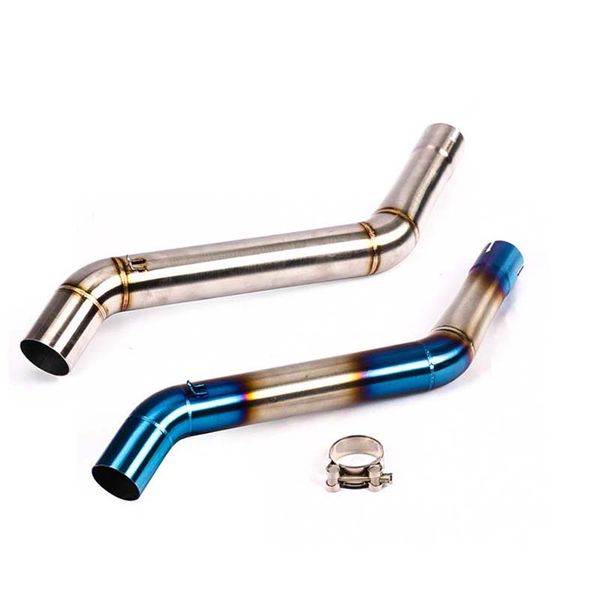 

slip on for cfmoto nk400 650nk 400 nk 650 escape modified motorcycle exhaust system stainless steel front middle link pipe tube