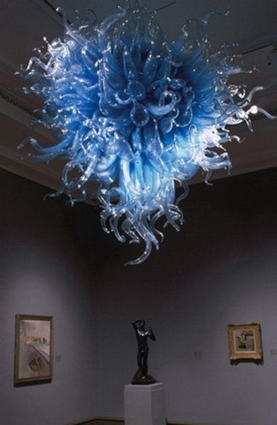

декор современного искусства синий муранского стекла люстры chihuly home decor люстры из дутого стекла ручной работы на заказ декоративные с