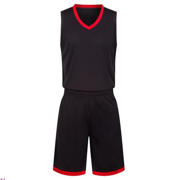 

2019 new blank basketball jerseys printed logo mens size s-xxl price fast shipping good quality black red br0002n