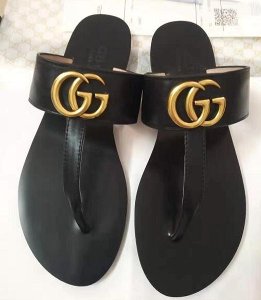 

nw2558 latest women men slides summer llluxury design beach indoor flat sandals slippers house flip flops, Black
