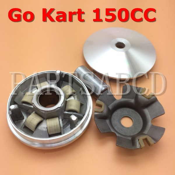 

partsabcd drive clutch gy6 125cc 150cc variator hammerhead gt150 go kart