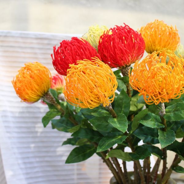 

simulation artificial silk flower crab claw chrysanthemum emperor flower diy wedding home decoration fake