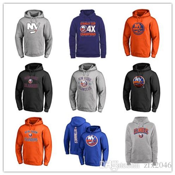 

mens pullover hoodie new york islanders #91 john tavares black gray hockey hoodies printed sport outdoor long sleeve hooded ng