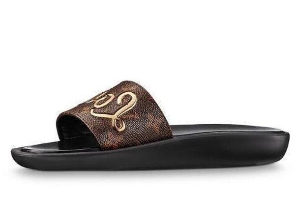 

2019 2019 1a3o9j women slippers slippers drivers sandals slides sneakers princetown leather slipper real leather shoes, Red;white