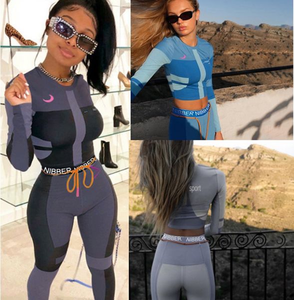 

women bodysuit 2 piece sets sportswear hooded pants jogger suit fall winter casual clothes sports sweatshirts capris pullover outfits 2546