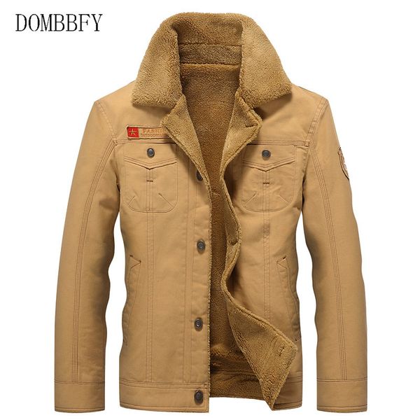 

winter bomber pilot jackets men army outerwear tactical jackets mens cotton thick fur collar warm baseball coats 5xl, Black;brown