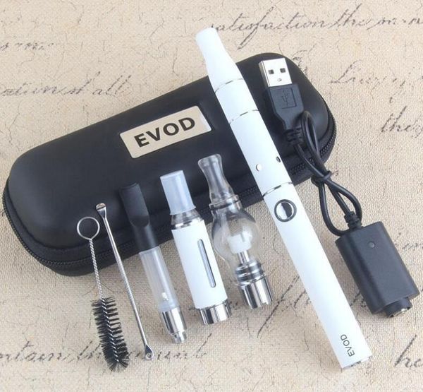 

EVOD Vape Pen Kit 4 в 1 электронная сигарета стартовый комплект с сухим травяным воском испаритель назад G5 CE3 бак Mt3 форсунки Evod батарея электронная сигарета