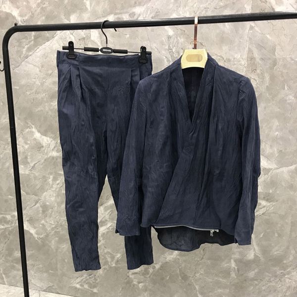 

2019 spring new leather leather women's pants suit korean version of the slim motorcycle jacket jacket women, Black