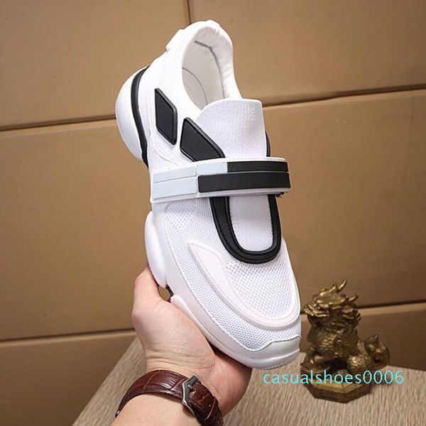 

mens designer shoes fashion latest designer sneakers unique design cloudbust sneakers size 38-44 model c06, Black