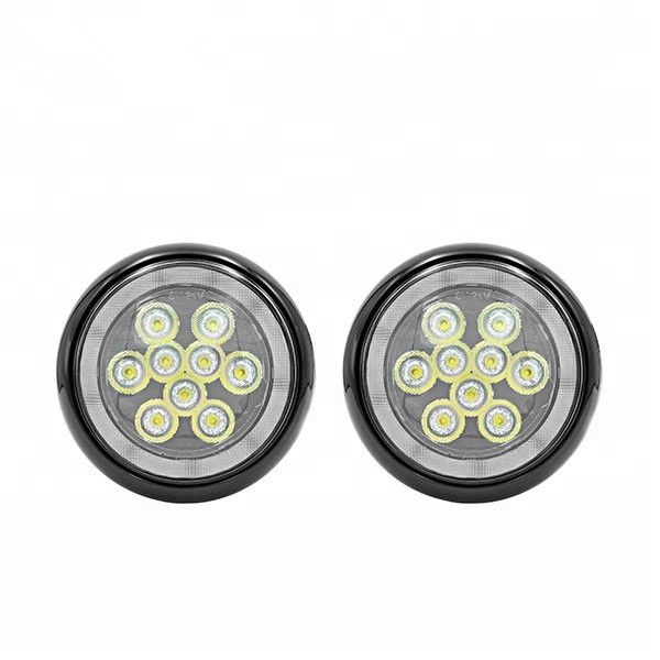 

12v 2-in-1 function chrome black lens2nd 3rd generation min coop led rally driving drl drl daytime running lights lamp