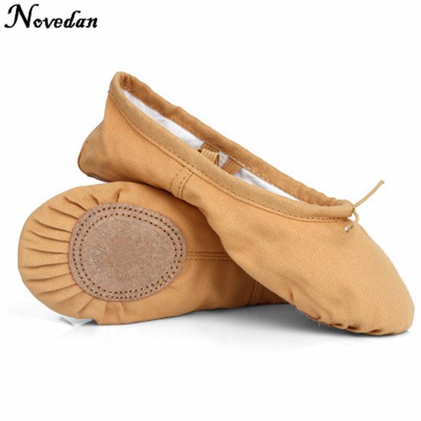 

women child girl soft split sole dance ballet shoe cotton comfortable fitness toddler canvas practice gym yoga slipper