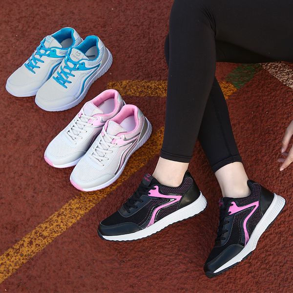 

2020 autumn women shoes sneakers spring soft comfortable mesh running shoes fashion lady flats female for women breathable