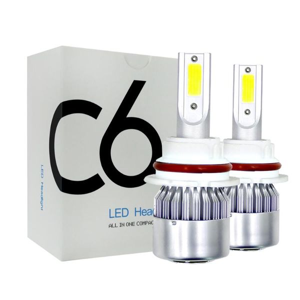 

led headlight bulbs h4 h7 h1 h3 h13 880 9004 9005 9006 9007 h11 200w 20000lm 6000k low beam fog bulb hid 2pcs xnc