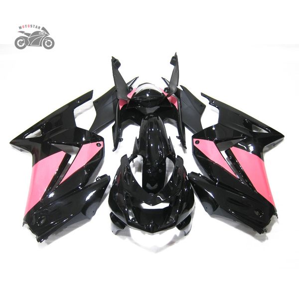 Kawasaki Ninja 250R ZX250R ZX 250 2008 2009-2014 EX250 08-14 pembe siyah yol yarış motosiklet kaporta kaporta için ücretsiz özel grenaj