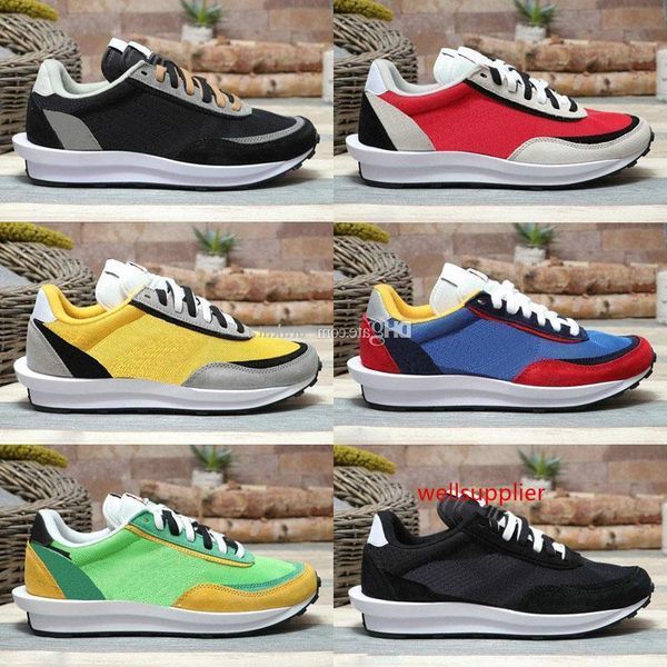 

boxnew with sacai ldv waffle daybreak trainers shoes for men women fashion designer breathe tripe s sneakers sports running shoes euro 36-45