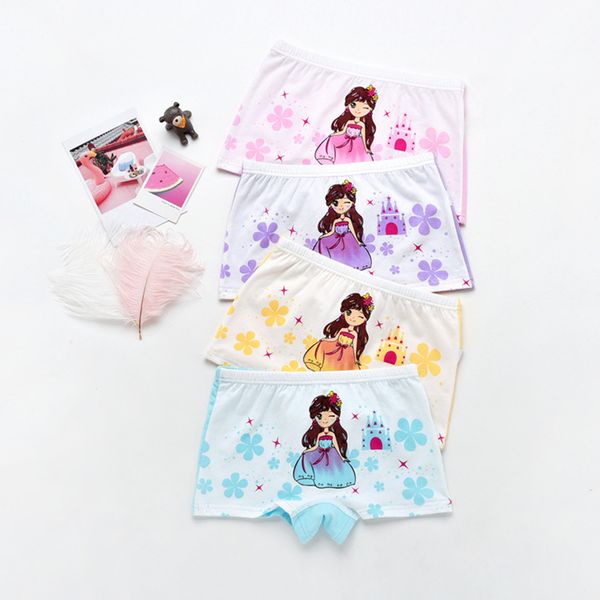 

4pcs/pack fashion new baby girls underwear cotton panties for girls kids short briefs children underpants, Camo