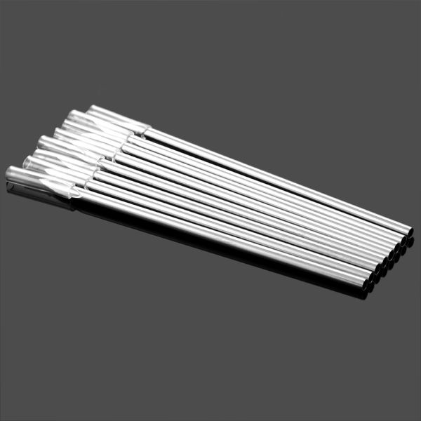

10pcs/lot steel needle piercing tattoo needles lot nose lip ear navel sterile needle tools 14g 16g 18g 20g body jewelry pieacing, Slivery;golden