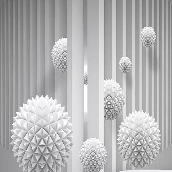 

custom large mural 3d wallpaper modern creative 3d space ball bedroom living room mural tv back wall decor deep 5d embossed