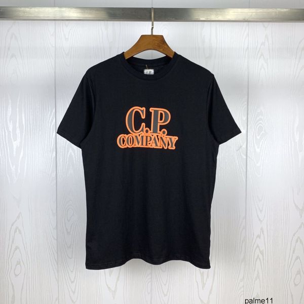 

2020ss mens designer t shrits c. p company classic letters print label print crew t-shirt cp company summer designer clothes #8212 kzvy, White;black