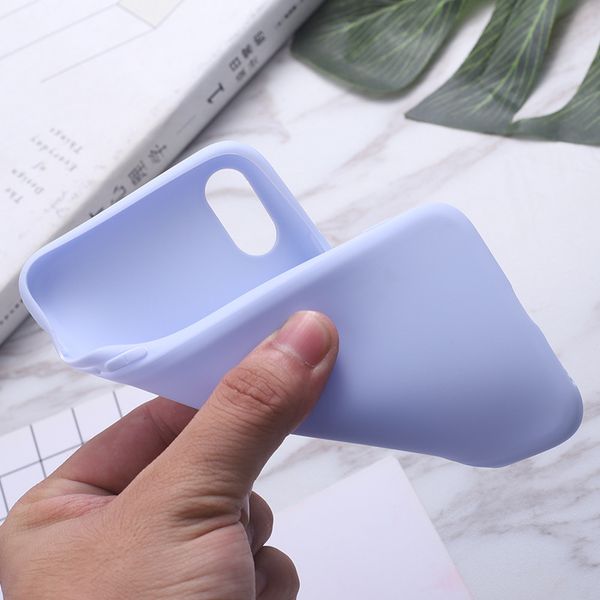

iphone 11 pro case silicone solid color for iphone 11 7 6 6s 8 plus soft cover candy phone cases 2020 new